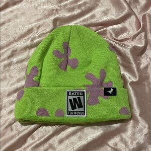 Green and Purple Spongebob Beanie